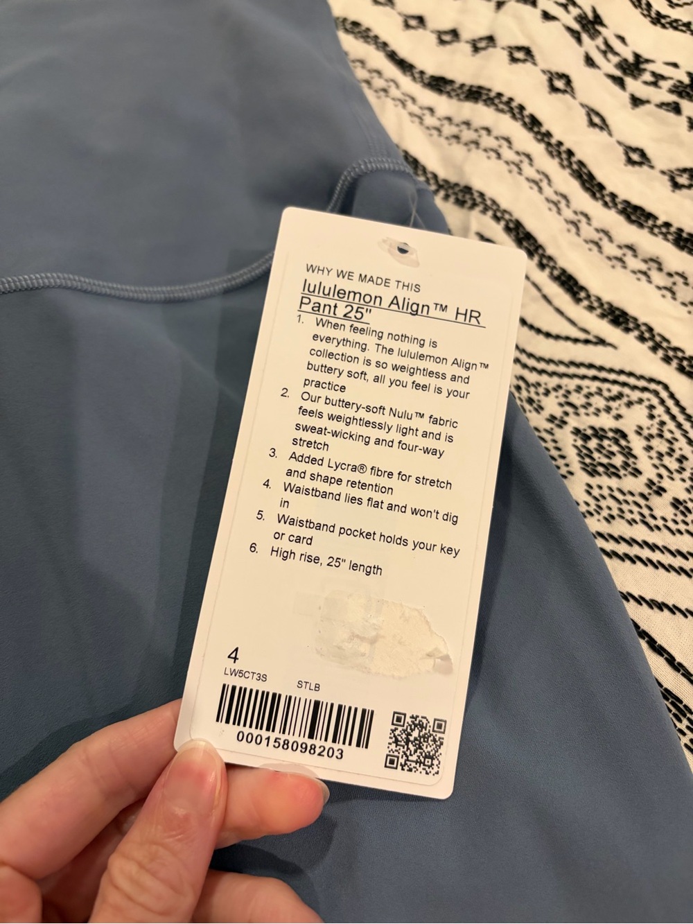 lululemon steel blue align pant - Picture 4 of 4